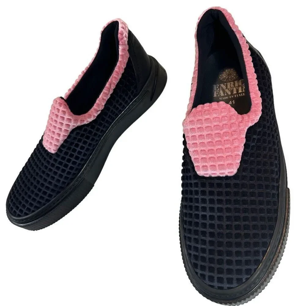 Enrico Fantini Italian Made Fashion Sneakers Women’s size 10.5 (EU 41)